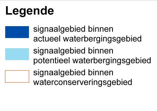 Toetsing van signaalgebieden -