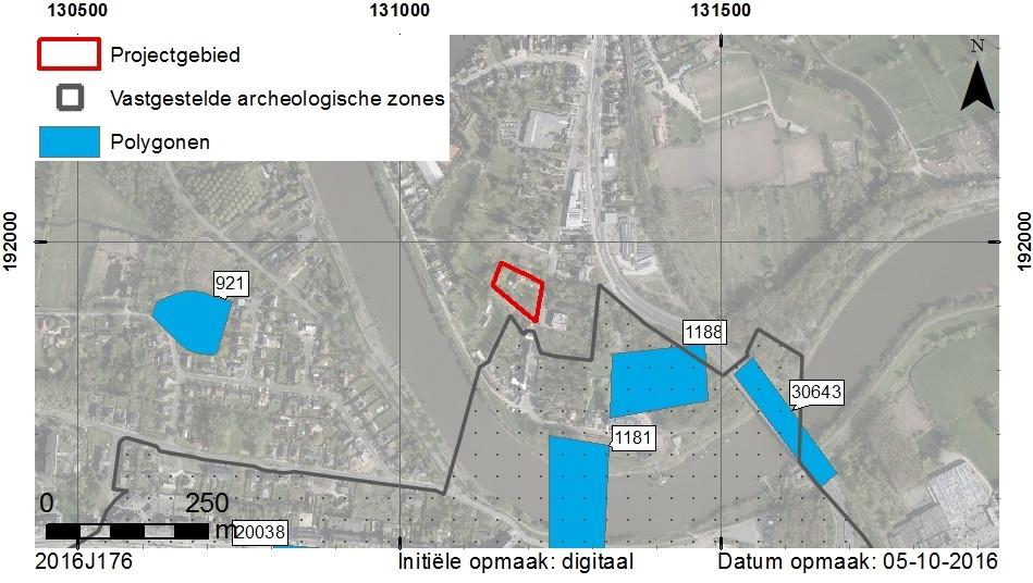 2.2.3. Archeologisch kader Het projectgebied is net buiten de archeologische zone Dendermonde gelegen.