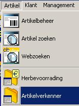 Artikelverkenner Het is aanbevolen om het artikelbestand van tijd tot tijd te controleren. Daarmee voorkom je ook dat je andere management rapporten incorrect zijn.