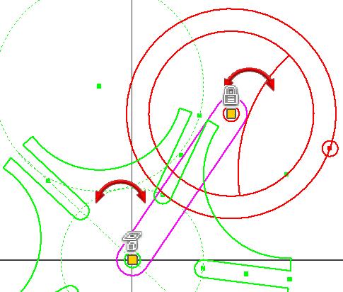 Maltezer kruis De onderdelen Zet de zichtbaarheid van Sketch1 uit. Er is nu niets meer te zien in het grafisch scherm. Start een nieuwe schets op het XY-vlak. Werkt in kleur Magenta.