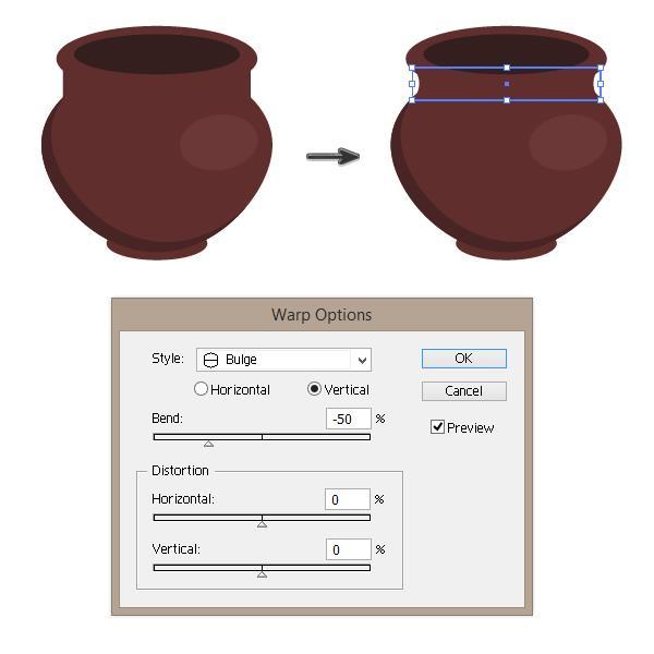 afbeelding. Vouw deze shape (Object > uitbreiden uiterlijk).