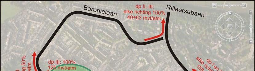 5 Deelgebied II : Afzomende bebouwing rondom sporthal - 33 woningen leveren 165 autobewegingen per etmaal op; - 750 m 2 AHOED levert 150 autobewegingen per etmaal op; - 200 m 2 buurtsuper levert 80