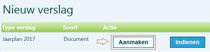 partnerorganisatie of als organisatie met terreinwerking. Dit gebeurt via het ingeven van acties (zie 6.2 Nieuwe actie). 9.1.2 Stap voor stap aanmaken en indienen van een jaarplan 1.