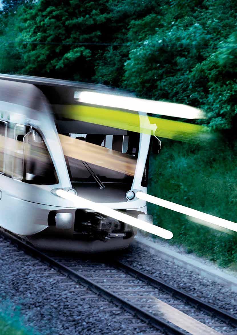 Spoorweg De transportindustrie rekent voor het spoor op nieuwe mogelijkheden voor de reductie van het energieverbruik en zorgt