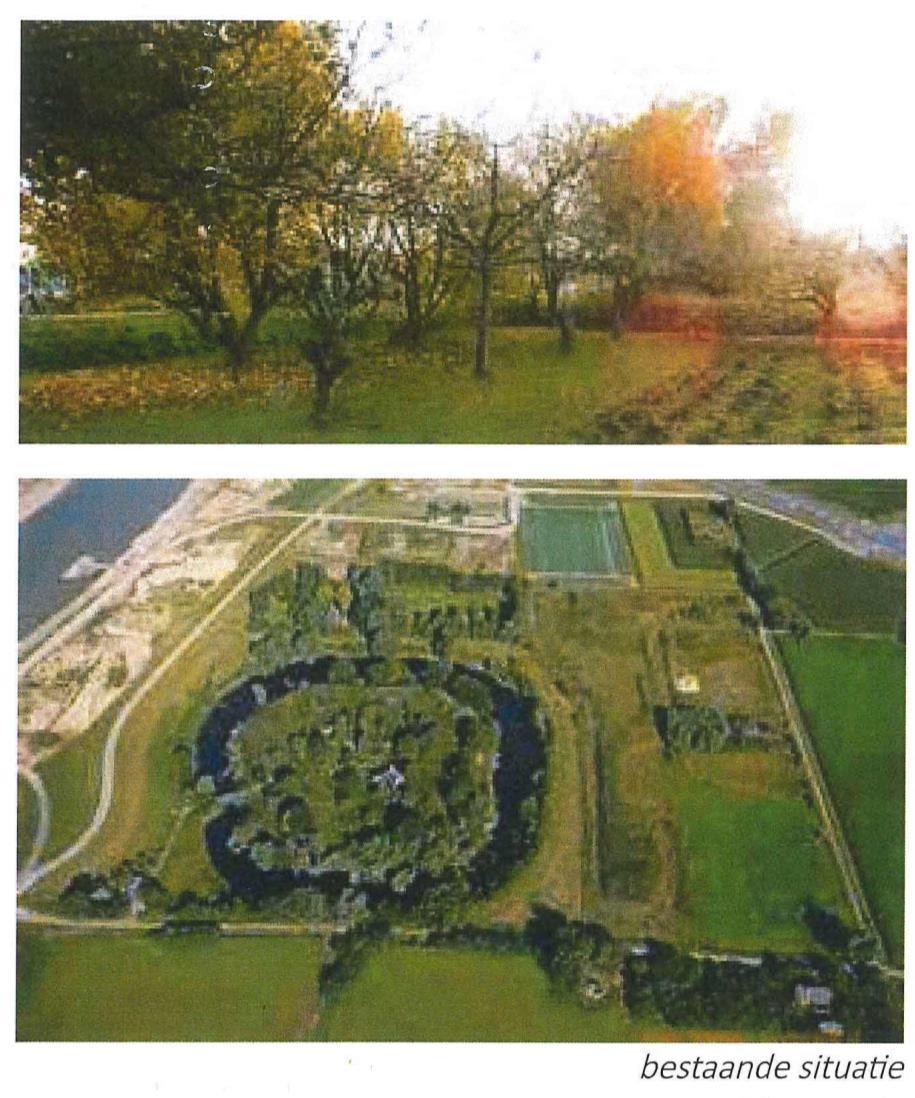 Hof van Holland is zo n komgebied behorend bij de dorpspolder Lent, gelegen tussen een achterkade, en de bandijk, de Oosterhoutsedijk, en vele eeuwen in gebruik geweest als landbouwgrond.