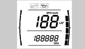 02_06 02_07 Setting the total and trip odometers (02_06) TOTAL ODOMETER (ODO) The displayed data indicate the total distance travelled by the vehicle. These data cannot be reset.