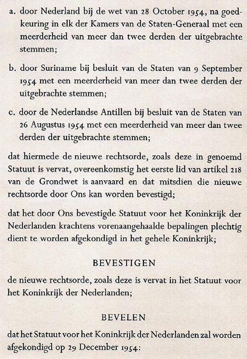 Un tratado ta un kombenio entre paisnan / estadonan. Den e ròl aki, Gobernador ta funshoná komo órgano di Reino.