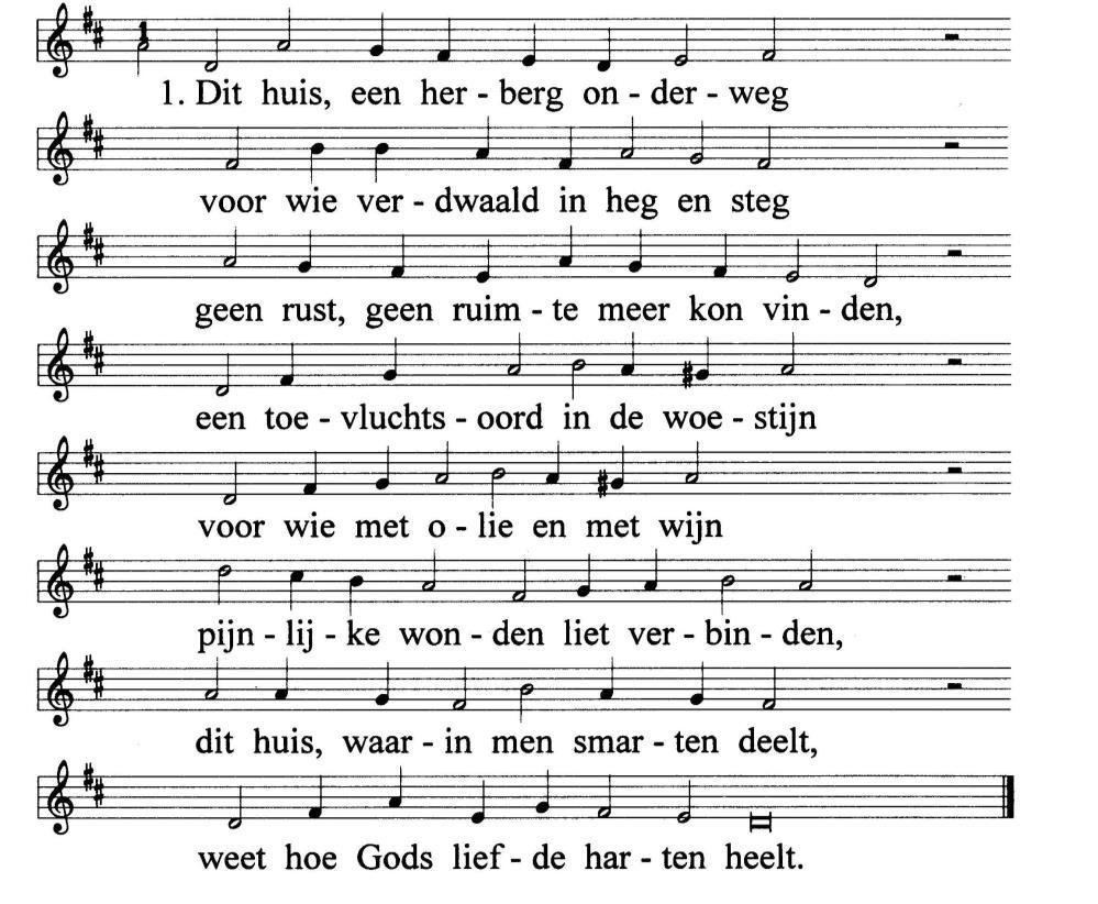 AANVANG DIENST Welkom en groet aan de mensen in de kerk en aan de radio Zingen(staande): Lied 213: 1 en 2 (Zingende Gezegend, Ds. A.F. Troost) 2.