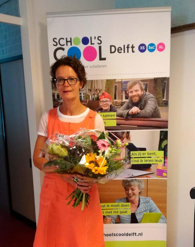 JOAN KOENE WORDT OPGEVOLGD DOOR MARIEKE KREMERS We namen aan het eind van het schooljaar afscheid van Joan Koene, een van de oprichters van School s cool Delft.