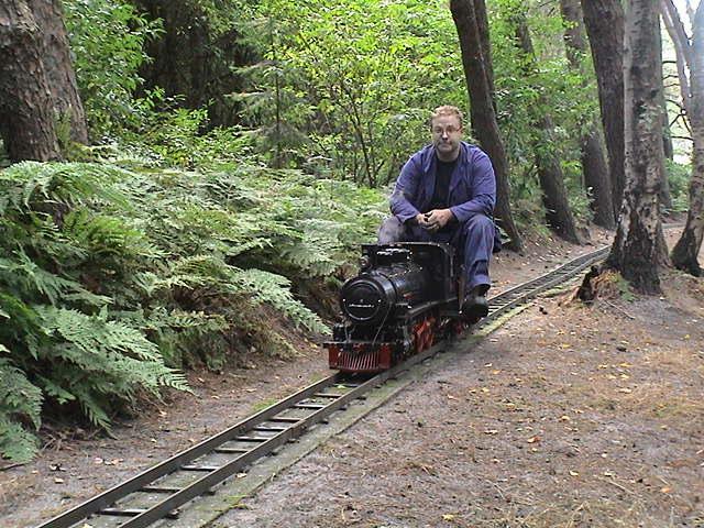 Ook op de spoorbaan in Hollandse Rading reden loks