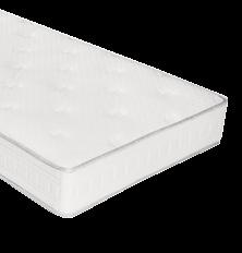 - Topcomfort in pocketvering Uitstekend ondersteunende matras vervaardigd van de beste kwaliteit koudschuim.