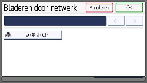 Basisprocedure bij het gebruik van Scannen naar map bestemmingscomputer "192.168.0.191" is en de naam van de map is "Share", dan is het pad \ \192.168.0.191\Share. 3. Druk vier keer op [OK].