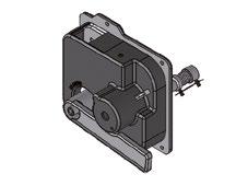 stroomonderbreker, rode nok, rode hendel, doos en 4 bevestigingsmoeren voor B x H > 600 x 300 Handmatig systeem WK45 met stroomonderbreker, rode nok, rode hendel, doos, 4 bevestigingsmoeren en 1