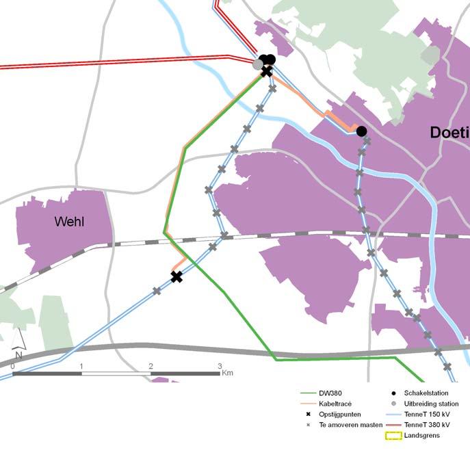 Voorontwerp Rijksinpassingsplan DW380 / 28 januari 2014 DW380 is in Nederland circa 22 kilometer lang.
