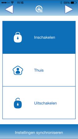 24 NEDERLANDS Wanneer het alarmsysteem wordt uitgeschakeld tijdens de notificatie proces zal het alarmsysteem stoppen met verzenden/bellen van de