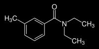 17. DEET (N,N-diëthyl-meta-tolueenamide) is een insectenwerende organische verbinding met als brutoformule C 12 H 17 NO.
