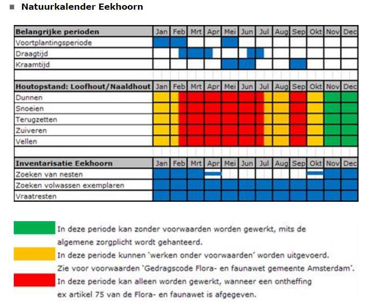 Een voorbeeld waarbij dit voor de eekhoorn goed is uitgewerkt is de gedragscode van de gemeente Amsterdam.