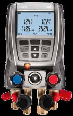 Deel 2 Subkritisch CO2 SUBKRITISCH Testo 570 digitale elektronische meterset met geïntegreerde vacuümsensor Deel 2 Subkritisch Hoogwaardige digitale meterset.