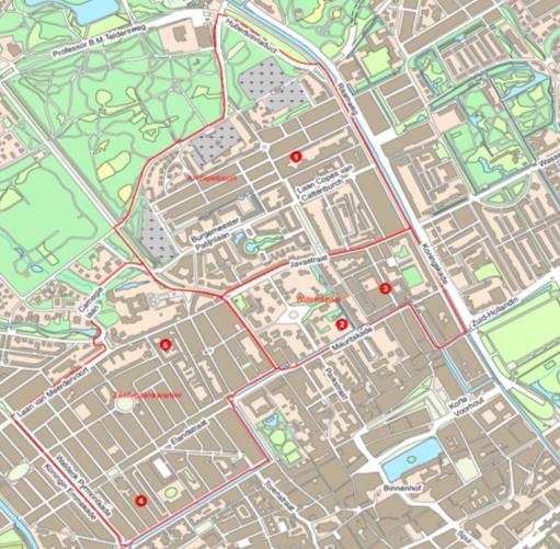 Kaart 1: cluster Zeeheldenkwartier, Archipelbuurt en Willemspark 4.2.1 Analyse Vraag en aanbod Per 1-10-2014 zijn er in dit cluster 1.868 leerlingen gehuisvest.