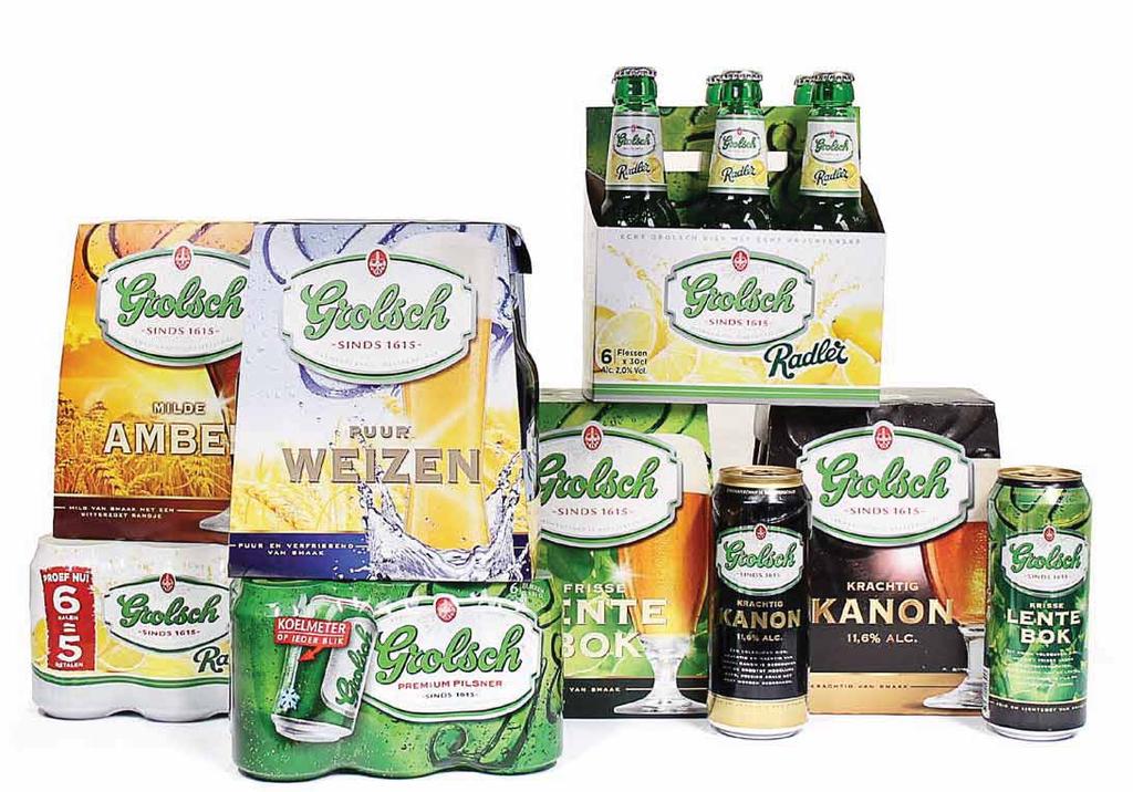 25% KORTING Grolsch bier krat 16 flesjes