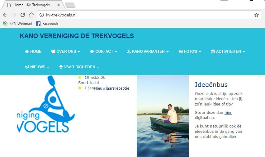 website Kano-surf naar onze website Hij is zeker de moeite waard! Emailadressen Trekvogels website@kv-trekvogels.nl ledenadministratie@kv-trekvogels.