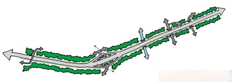 grootste deel voorzien van geluidschermen. Uitgangspunt is dat het groene karakter zo veel mogelijk wordt behouden door middel van onder meer groene geluidsschermen.