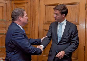 december 2009 Premier Eman maakt kennis met nieuw Nederlands kabinet tijdens werkbezoek aan Nederland Minister-president mr.