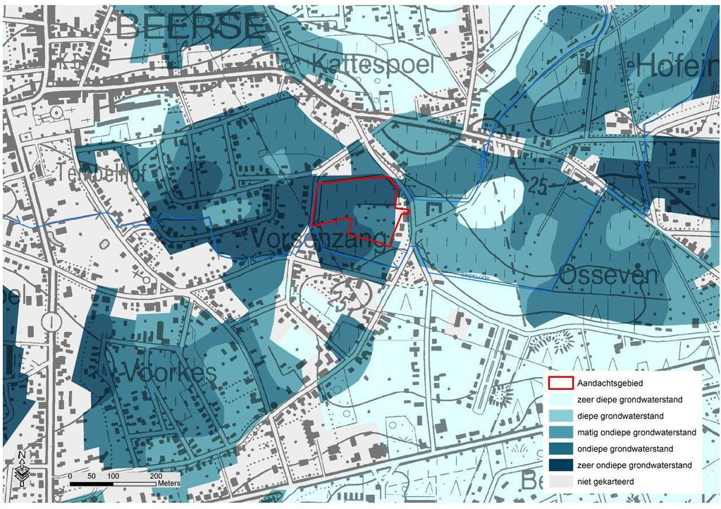 grondwaterstand Toetsing Aandachtsgebied -