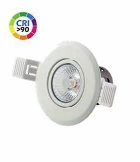 HOOFDSTUK Downlights 5 DOWNLIGHT 6W Ø88MM IP44 CTA IL DC636CTAM LED Downlight 230V 6W 36g CTA geborsteld chroom 0877438669373 47,83 390 DOWNLIGHT 8,5W Deze downlight heeft een spierwit metalen