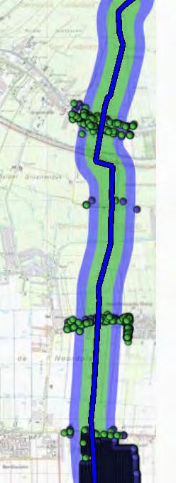 -27-74101452 GCS 12.R.52738 3.1.5 Segment 5 Figuur 10: Ligging van de geprojecteerde gastransportleiding A-803 segment 5 (paragraaf 2.2) stationing 48.9 58.4 km.