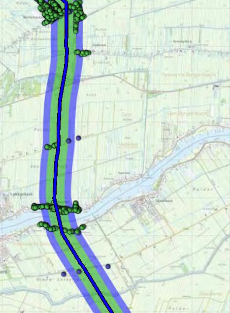 -30-74101452 GCS 12.R.52738 3.1.8 Segment 8 Figuur 13: Ligging van de geprojecteerde gastransportleiding A-803 segment 8 (paragraaf 2.2) stationing 76.5 85.9 km.