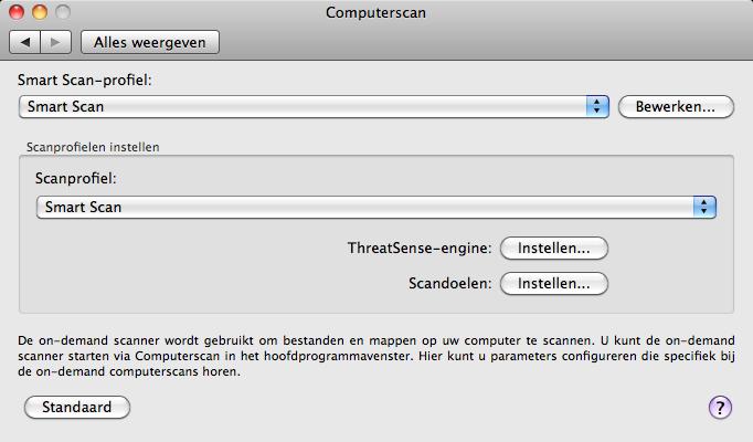 6.1.4.3 Scanprofielen U kunt uw voorkeursinstellingen voor scannen opslaan voor toekomstige scans.