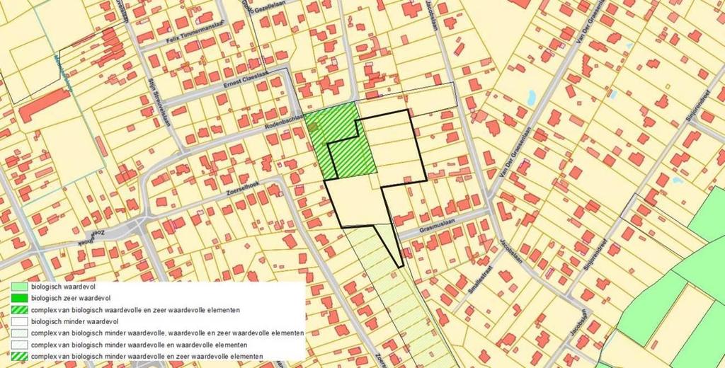 Mogelijke effecten en milderende maatregelen Gezien het hier enkel gaat om een bevriezing van de bouwmogelijkheden van het plangebied zal dit RUP negatieve effecten hebben op de atmosfeer of het