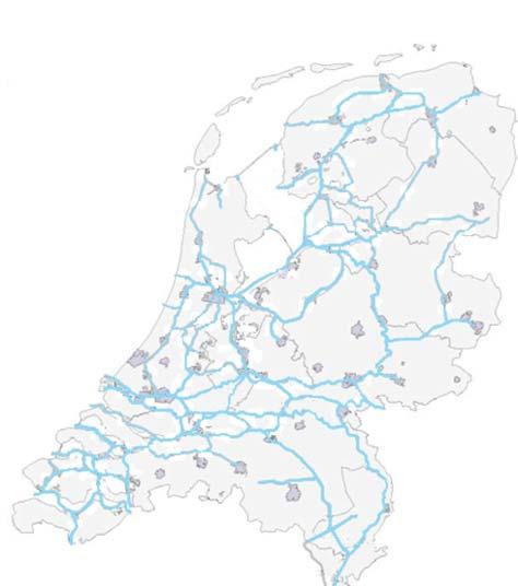 Figuur 3: Overzicht van havennetwerken in Nederland 8 Nieuwe havennetwerken: Amsterdam Noordzeekanaalgebied Regio Twente Havens Limburg Port of Utrecht Drechtsteden Havens Midden Brabant Gemeenten in