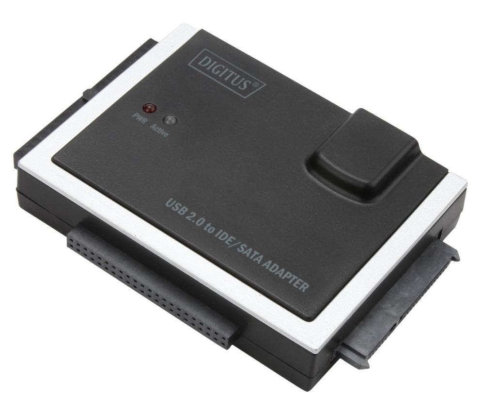 USB 2.0 voor de IDE/SATA ADAPTER Gebruikshandleiding DA-70148-4 De USB 2.0-adapter van Digitus is een snelle en eenvoudige aansluiting zonder behuizing.