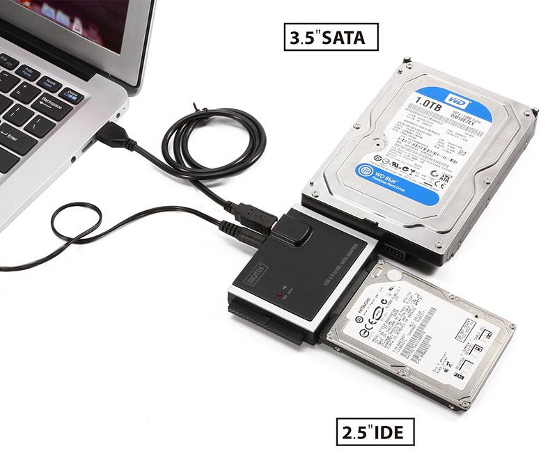 0 TO IDE/SATA ADAPTER, OPMERKINGEN: Ons product USB 2.