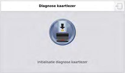 Sluit de diagnose af via de knop