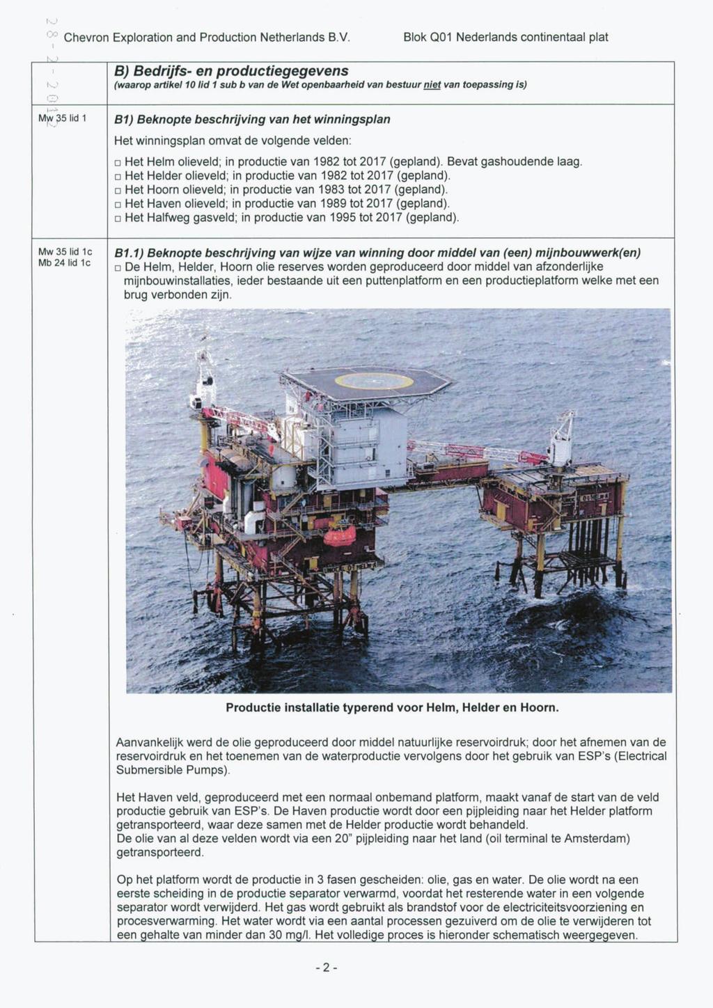 Chevron Exploration and Production Netheriands B.V.