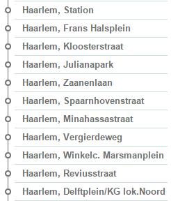 Lijn 73 is een streeklijn vanuit Uitgeest, Beverwijk en Velserbroek en rijdt via Haarlem-Noord en het centrum naar Schalkwijk.