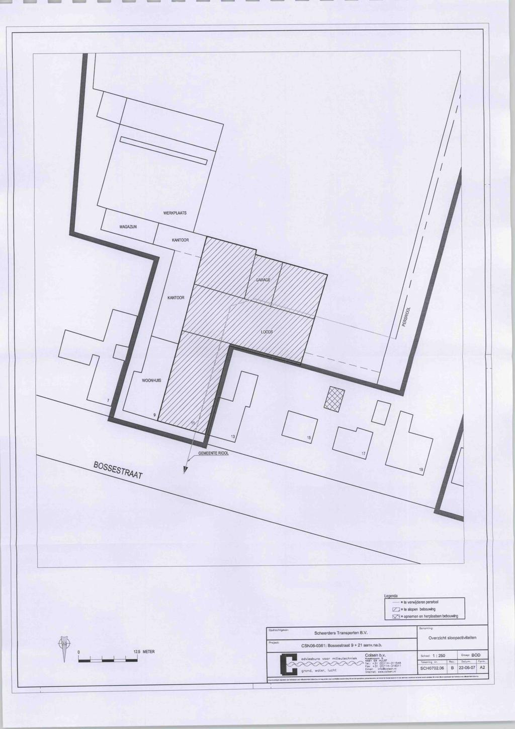 = te verwjderen persrool [7~1 = e slopen bebouwng f v 3 = optremen en hef plaateen bebowln; 12.