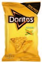 Chips Doritos Naturel, Nacho Cheese, Sweet Chili Pepper of Pure