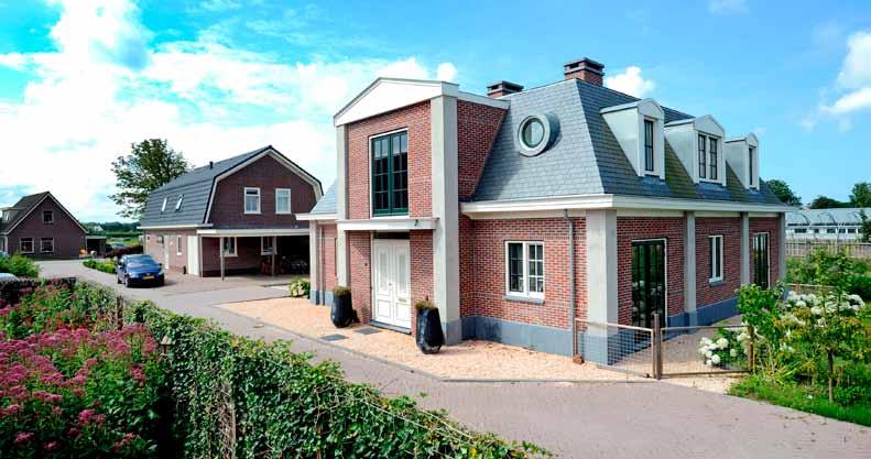Bouwjaar: 2009 In het buurtschap Kalverdijk is in 2009 deze prachtige villa gebouwd. Woonoppervlakte: ca. 267 m² De uitstraling is statig, maar toch speels. Bij het betreden van de villa Inhoud: ca.