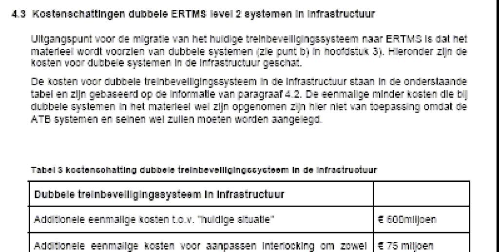 Bijlage 3 Toelichting ERTMS Belangrijkste kenmerk van ERTMS langs de spoorlijn is het volledig ontbreken van seinpalen. Alle communicatie met de locomotief verloopt via de computer.