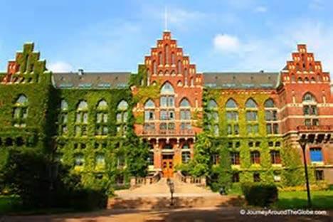 Oude top universiteit in Zweden, internationale studentenstad Heel veel Engelstalig aanbod Huisvesting is goed te
