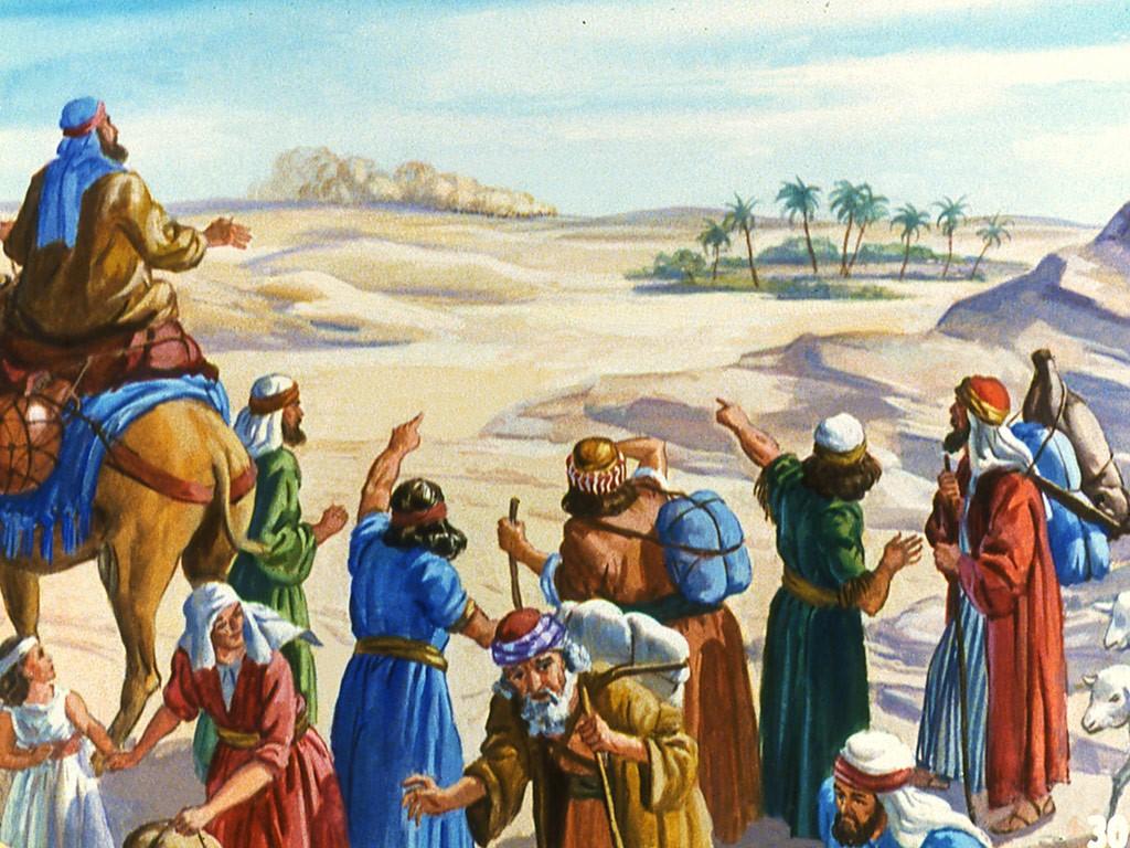 Bij welke plaats haalde het leger van farao Gods volk in?