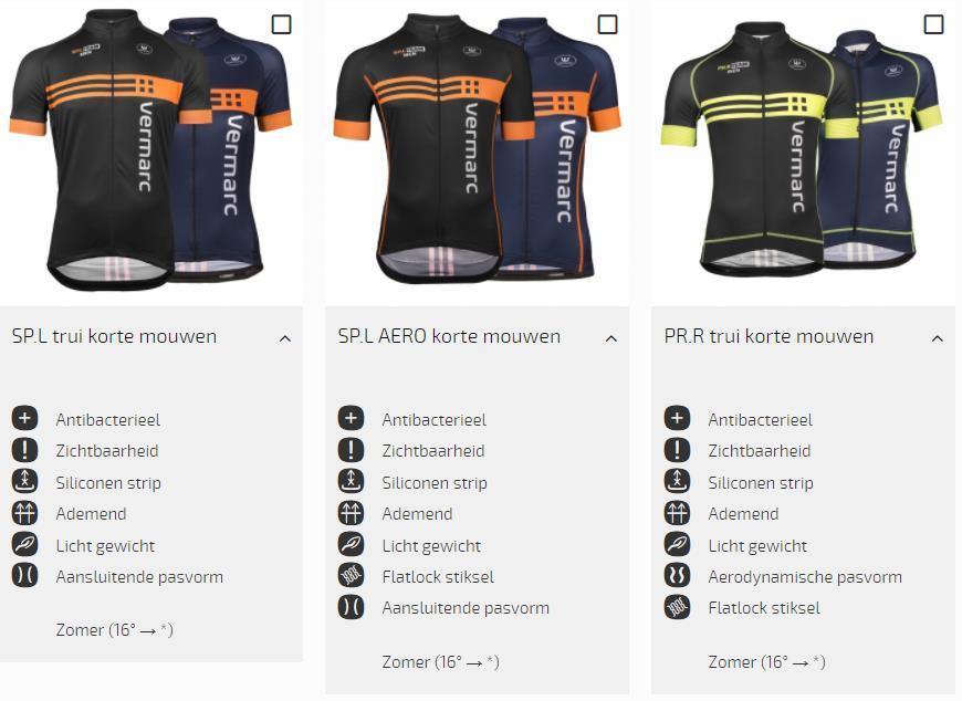 trui korte mouw Basis Sport Race 39,95 euro 39,95 euro 66,95 euro Extra optie bij het Raceshirt!