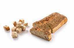 De zuurdesem veredelt de smaak van het malse kruim en de ietwat dikkere korst. Op steen gebakken en bebloemd (E-free, natuurlijk product).