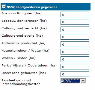 Na het invullen en het gebruik van de toets <Volgende> worden de ingevoerde gegevens gecontroleerd en indien er fouten zijn opgetreden wordt een foutmelding getoond.