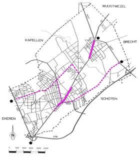 ontstaat. In het zuiden van de gemeente vormen het Peerdsbos, het Gemeentepark, De Inslag en De Mik belangrijke groene ruimtes.