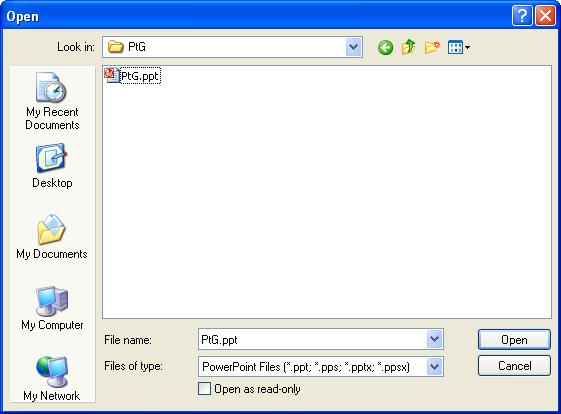 De PtG Converter gebruiken 1 Start "PtG Converter - Lite.exe" of dubbelklik op het pictogram op het bureaublad om de toepassing te starten.